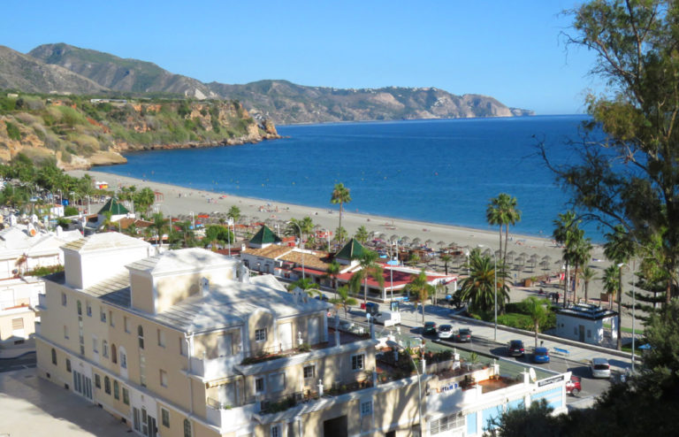 The Beaches of Nerja (Spain) - Mapping Spain