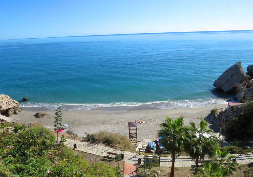 views of Playa de Carebeo, Nerja