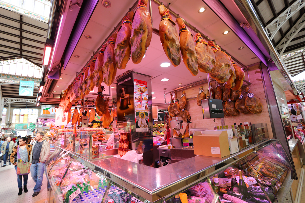  Ham in Central Market, Valencia