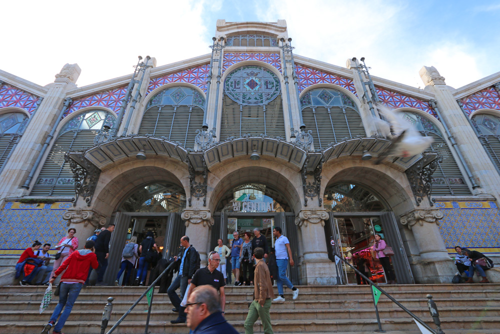 The Central Market in Valencia, one of Europe's largest markets