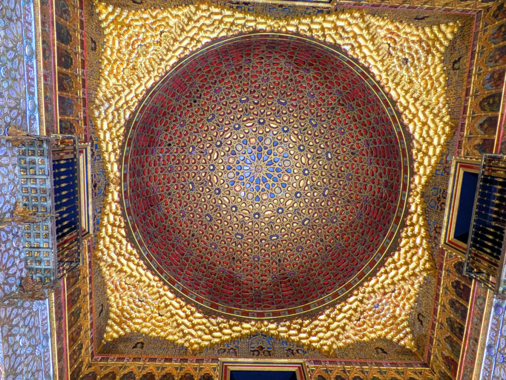 Ceiling of the Ambassador’s Hall, Real Alcazar, Seville