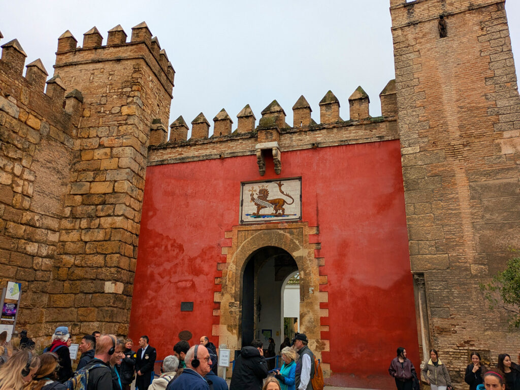 Main entrance to the Real Alcazar
