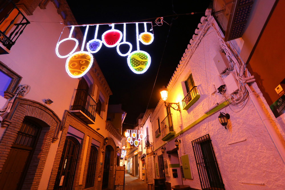 Christmas decorations, Nerja