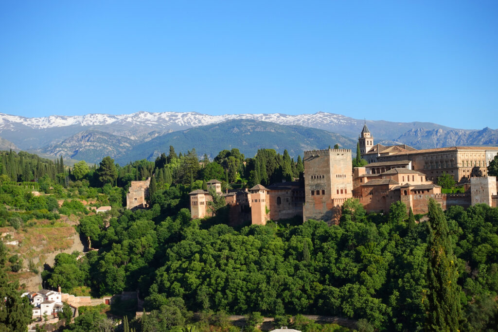 The Alhambra, looking over Granada