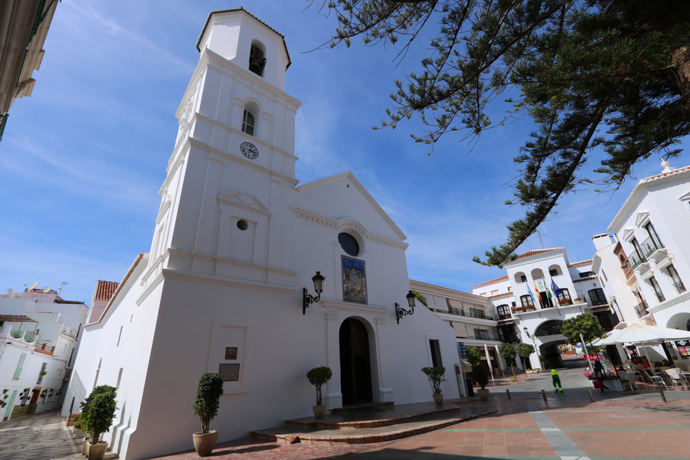 Salvador Church on Plaza Balcon de Europa, Nerja