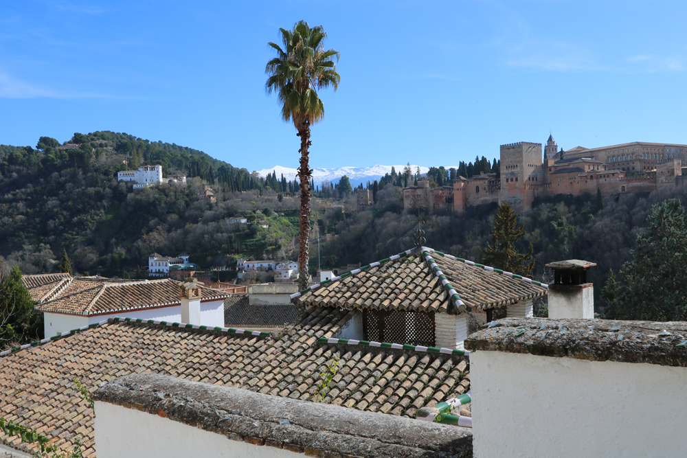 views of the Alhambra from the Albaycin, Granada