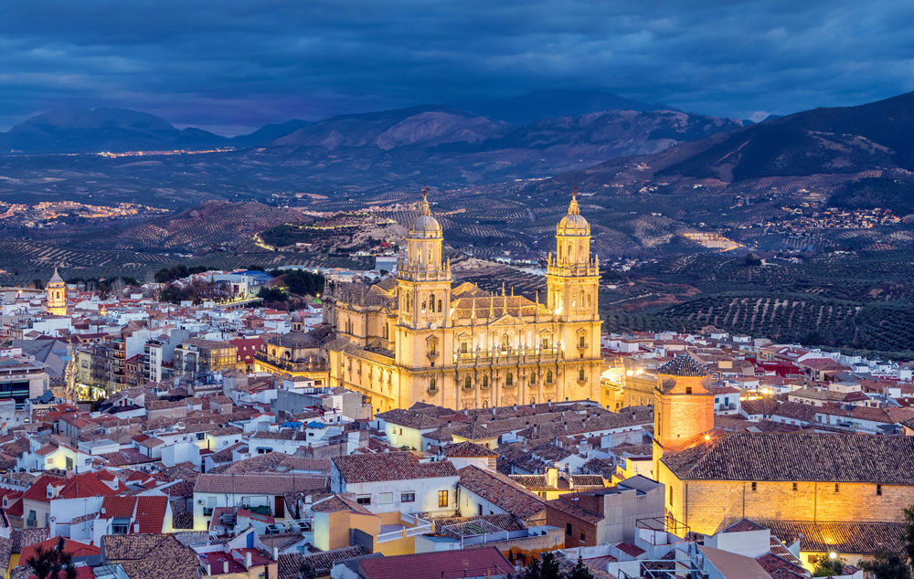 Views of Jaen from Castillo de Santa Catalina