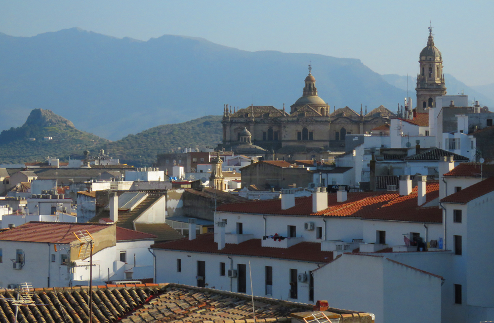 Views of Jaen  from the Villardompardo Palace 