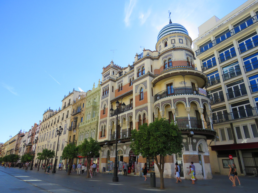 Buildings in Seville, Spain