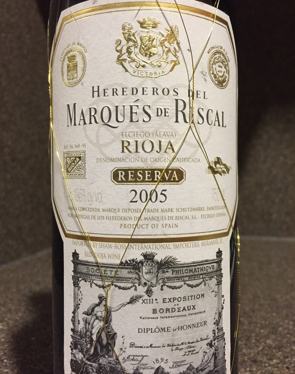 Marqués de Riscal reserva review - Mapping Spain