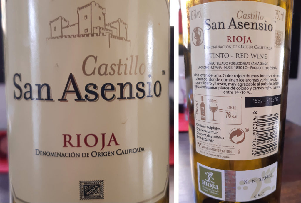 Castillo San Asensio wine Review