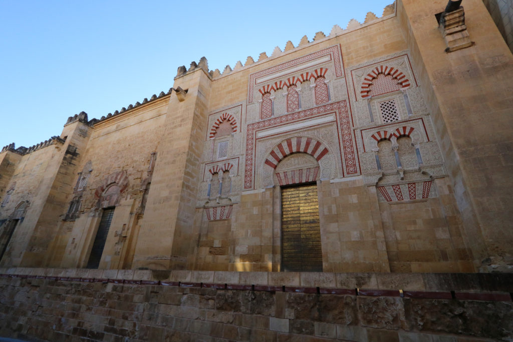 Outside walls of Mezquita, Cordoba