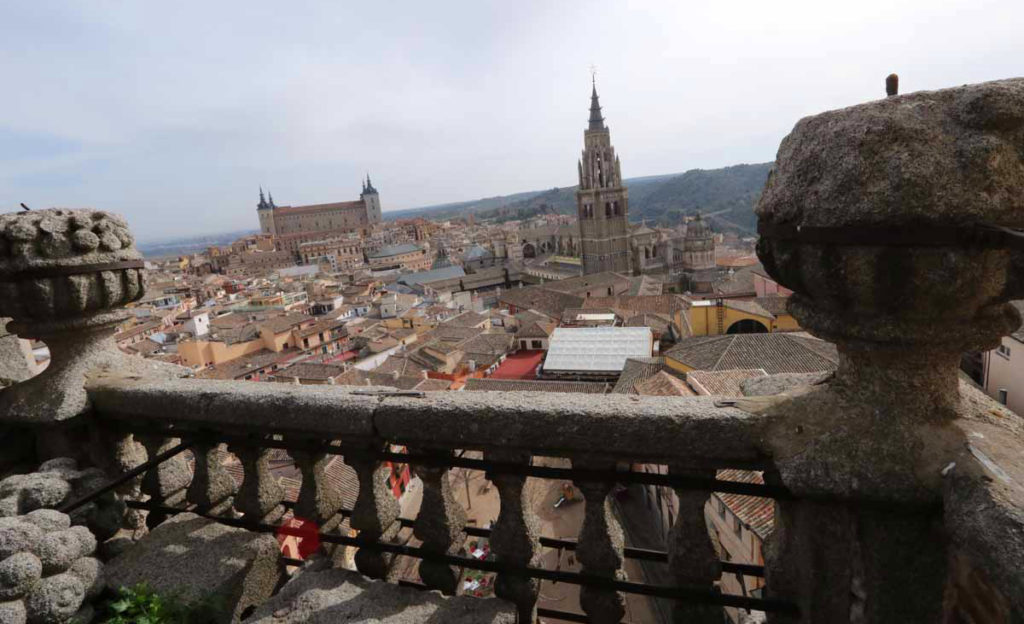 Views from Jesuits church Toledo