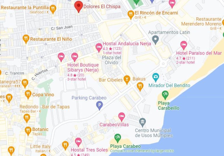 Tapas at Dolores El Chispa (Nerja) - Mapping Spain